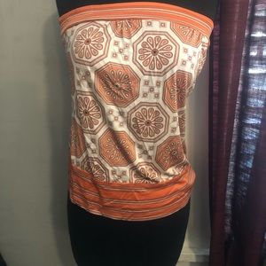 Trina Turk silk tube top